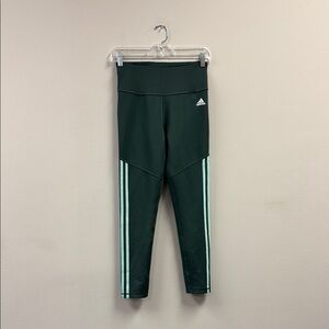 Adidas Kids Green Leggings